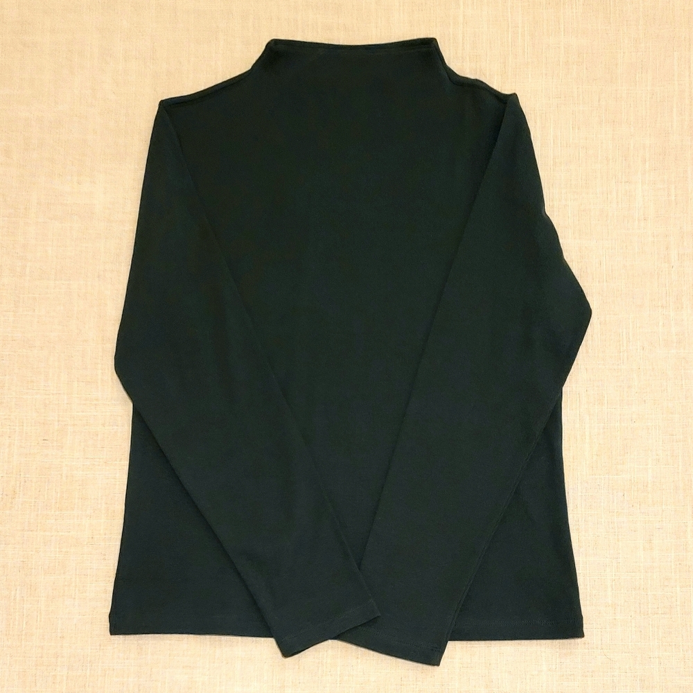 Talbots Mockneck Cotton Top